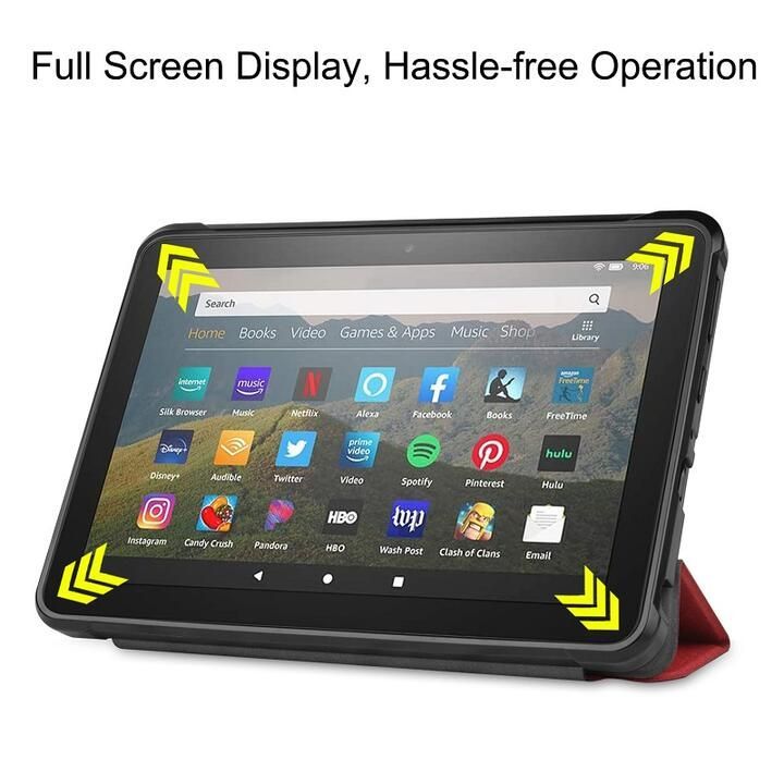 amazon Fire HD 8 2020/Fire HD 8 Plus 第10世代通用 タブレット用 PU