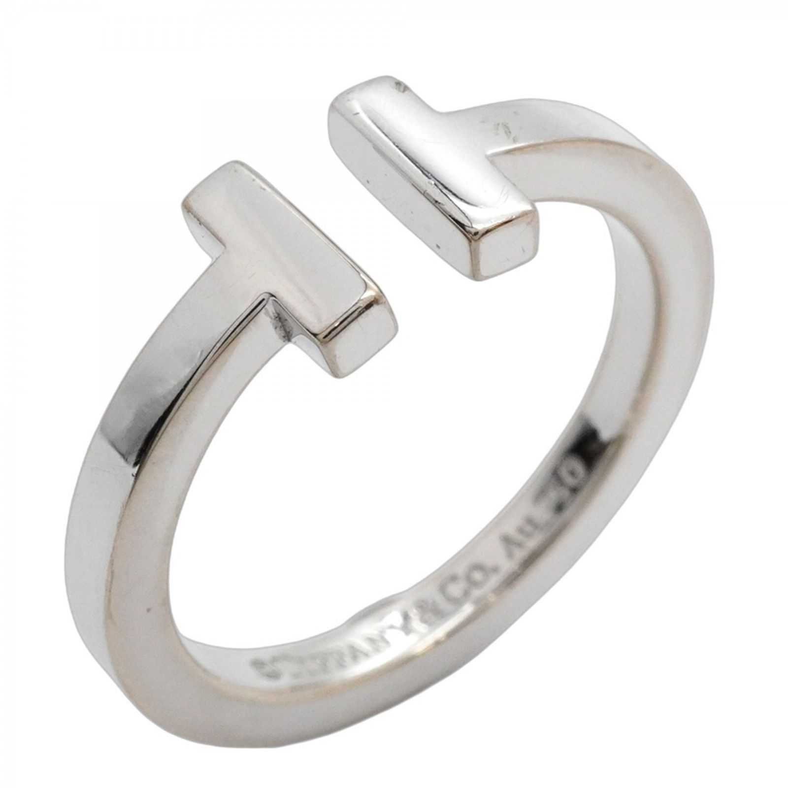 ティファニー Tiffany ティファニー リング Tスクエア 18KWG ホワイトゴールド 21.5号メンズ P1450271