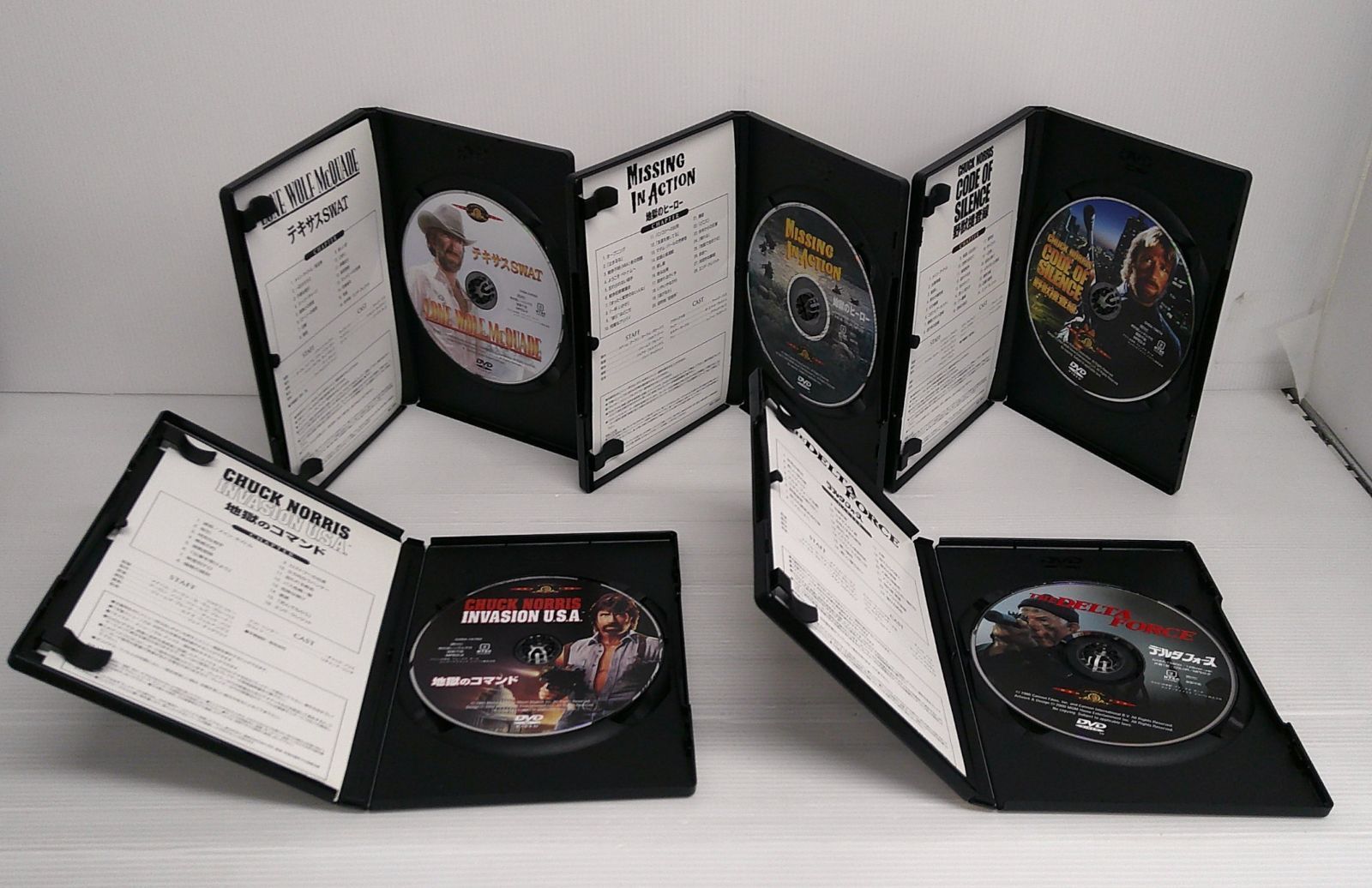 開封品】チャックノリス アクションDVD-BOX【ディスク傷等有