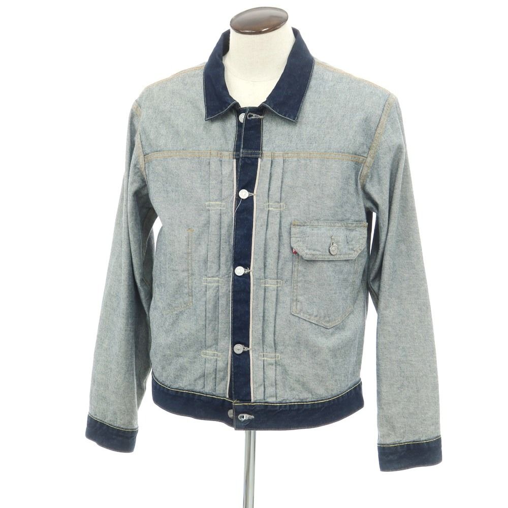 【中古】リーバイス Levi's BEAMS別注 INSIDE OUT Gジャン デニムジャケット インディゴ【サイズL】【メンズ】