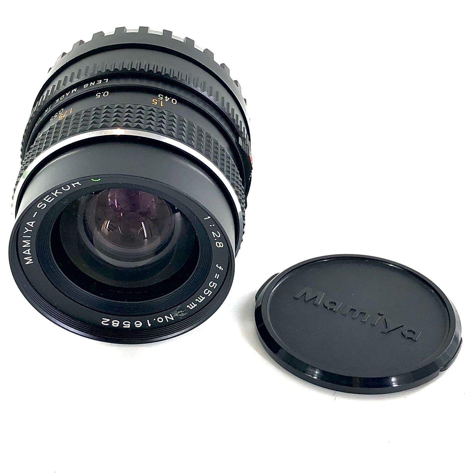Mamiya マミヤ MAMIYA-SEKOR レンズ 1:4.5 55mm ソフトケース付き 現状