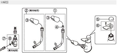 マルチシングルレバー洗面混合栓