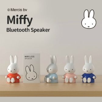 ミッフィーフィギュア MP3プレイヤー専用ドック　スピーカー ミッフィーフィギュア 音楽プレーヤー スピーカーの通販 by