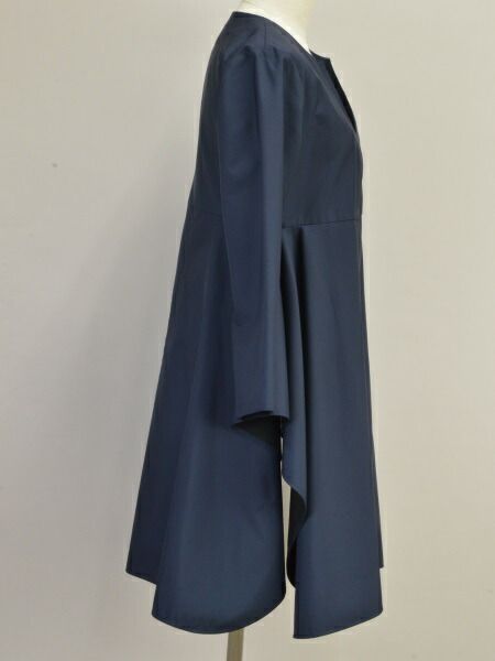 ヨーコチャン アシンメトリック タック コート 38 yoko chan