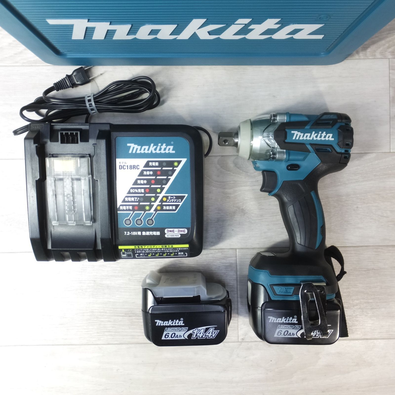 送料無料] 美品◇makita マキタ 充電式インパクトレンチ TW280DRGX 