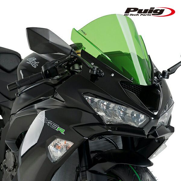 Puig 3177V RACING SCREEN [GREEN] Kawasaki ZX-6R(09-23) ZX-6R 636
