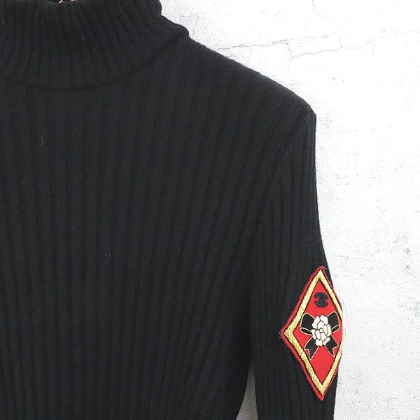 広尾店】 美品 シャネル CHANEL ヴィンテージ サイドワッペン  