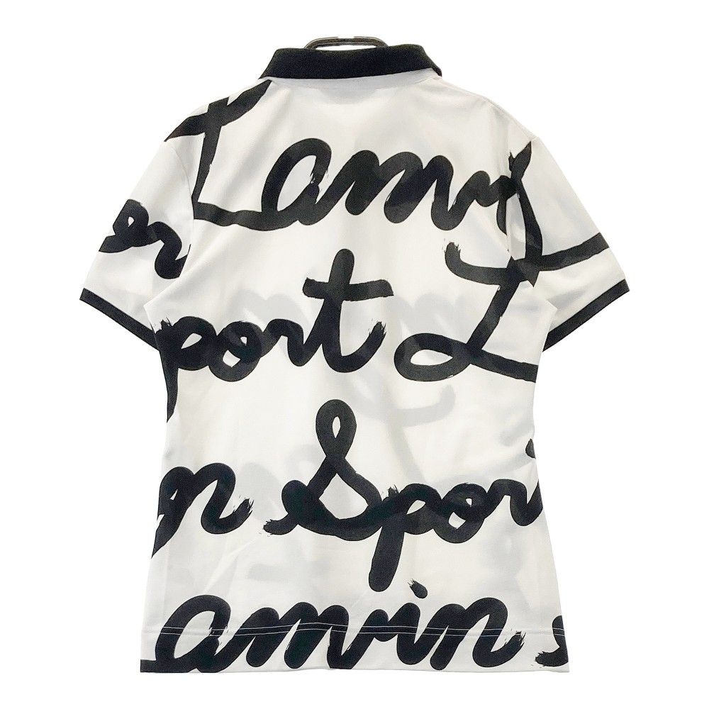 サイズ：38 LANVIN SPORT ランバン スポール ; 襟ラメ糸 半袖