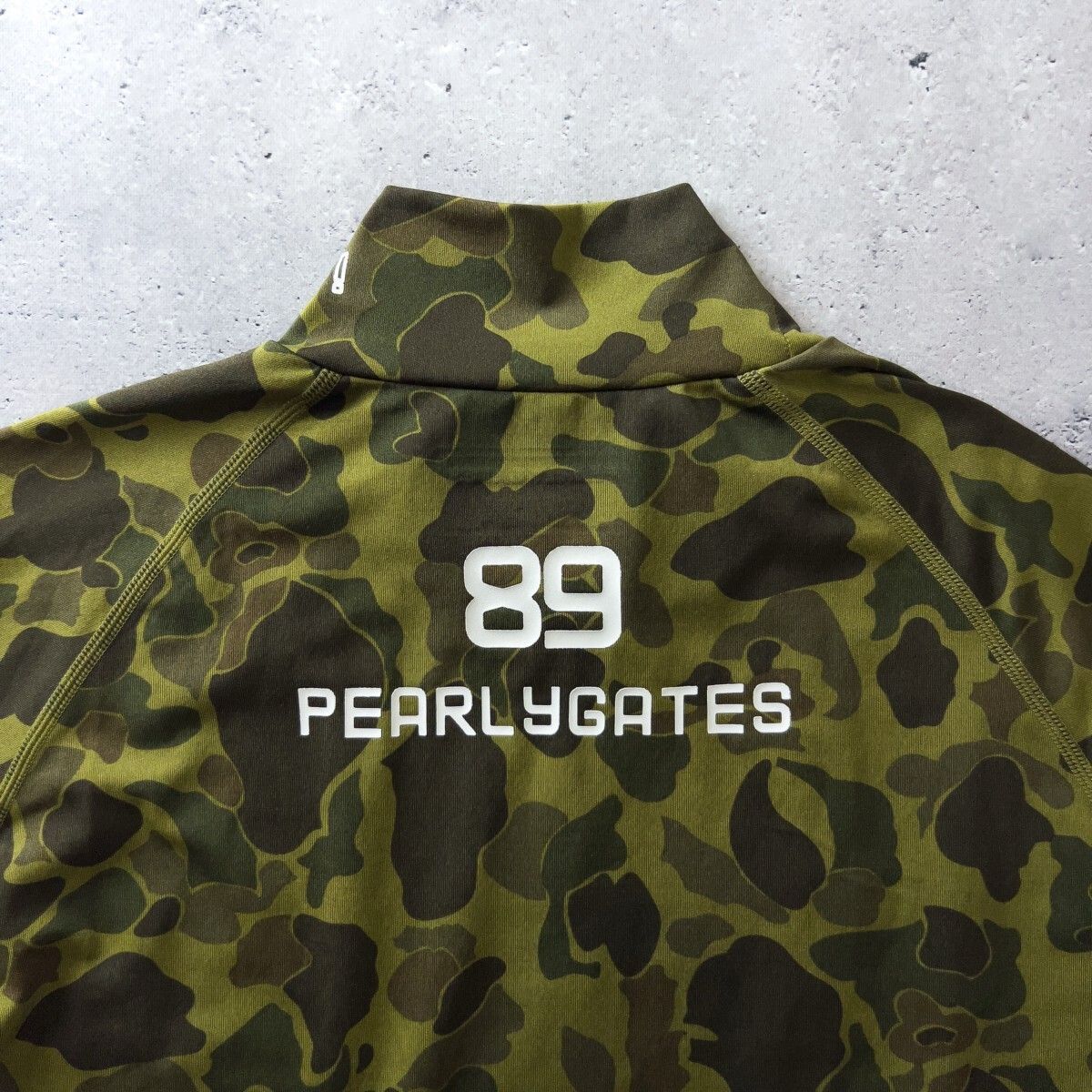 極美品 PEARLY GATES パーリーゲイツ ストレッチ 長袖 モックネック