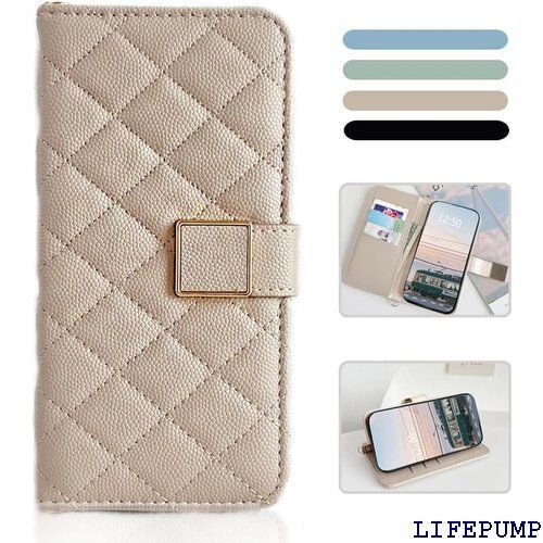 Kahper for いphone15 ケース 手帳型 iphone 15 ケース 手帳型 チェック柄 スマホケース iphone 15 可愛い マグネット式 軽量 耐衝撃 アイフォン15 ケース 手帳型 高級PUレザー カード収納 スタ プリコッ