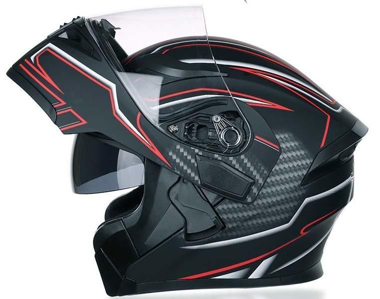 送料無料オンロード ヘルメット ダブルレンズ フルフェイスヘルメット