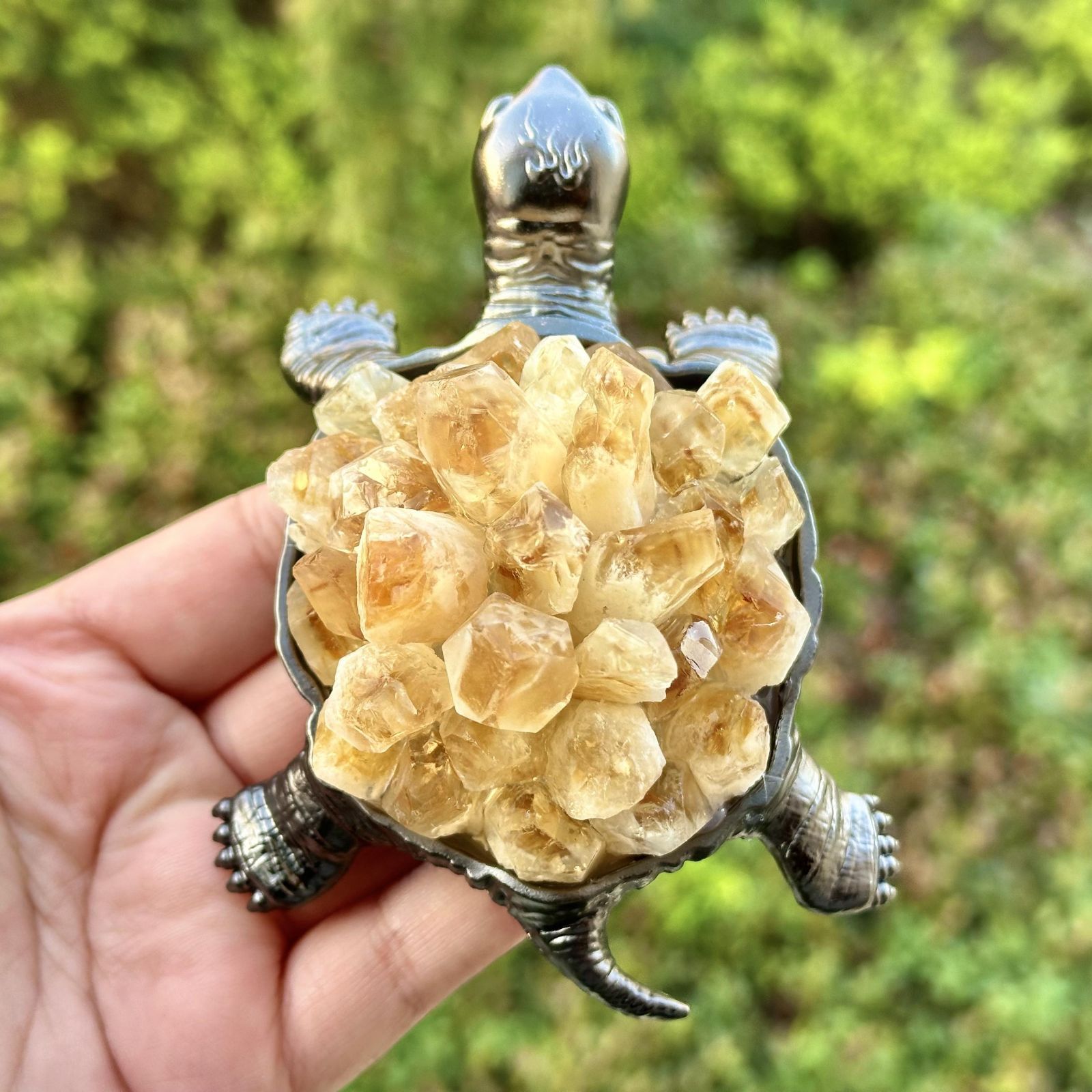 お買い得，新品 置物 天然石 亀 屋内 屋外 縁起物 動物 天然石