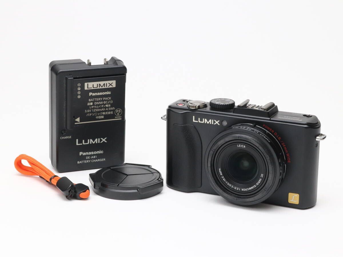 B 並品 Panasonic パナソニック LUMIX DMC-LX5 ブラック 初期不良返品可 44-275
