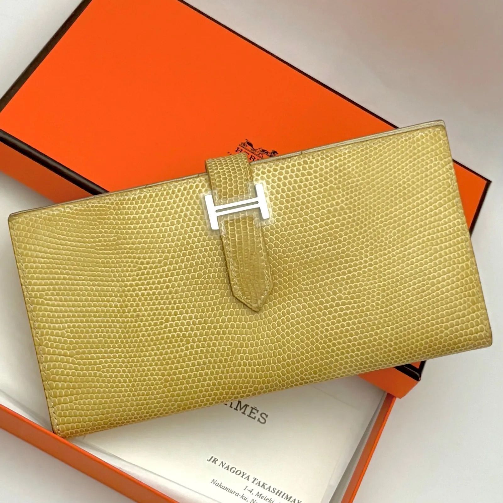 ✨海外輸入品✨値下げ不可⚠️エルメス HERMES ベアン スフレ リザード 超希少❗️】【値下げ不可】HERMES エルメス べアン スフレ リザード