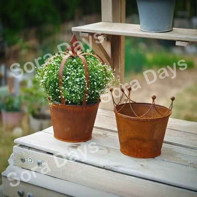 北欧ヴィンテージ ブロカント 真鍮ポット 鉢カバー 北欧ヴィンテージ