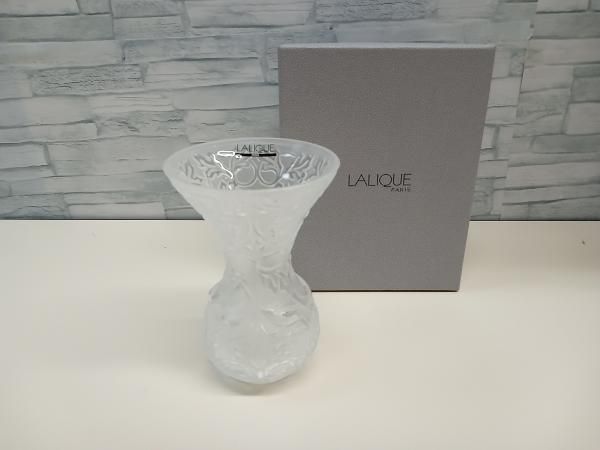LALIQUE ラリック VASE ARABESQUE INCOLORE 花瓶 フラワーベース アラベスク 箱付き