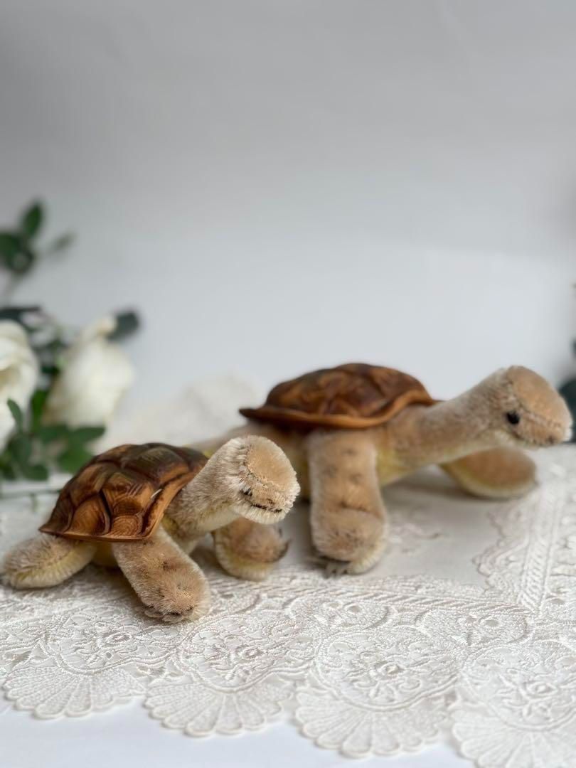 送料無料☆シュタイフ☆Slo Turtle☆カメのソロ/タートル 人気 2体