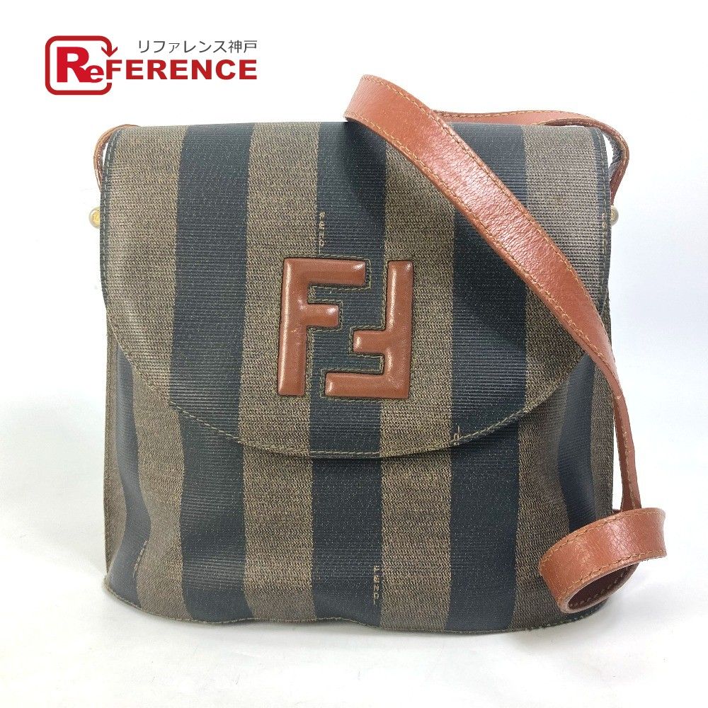 FENDI フェンディ ショルダーバッグ ペカン柄 FFロゴ-