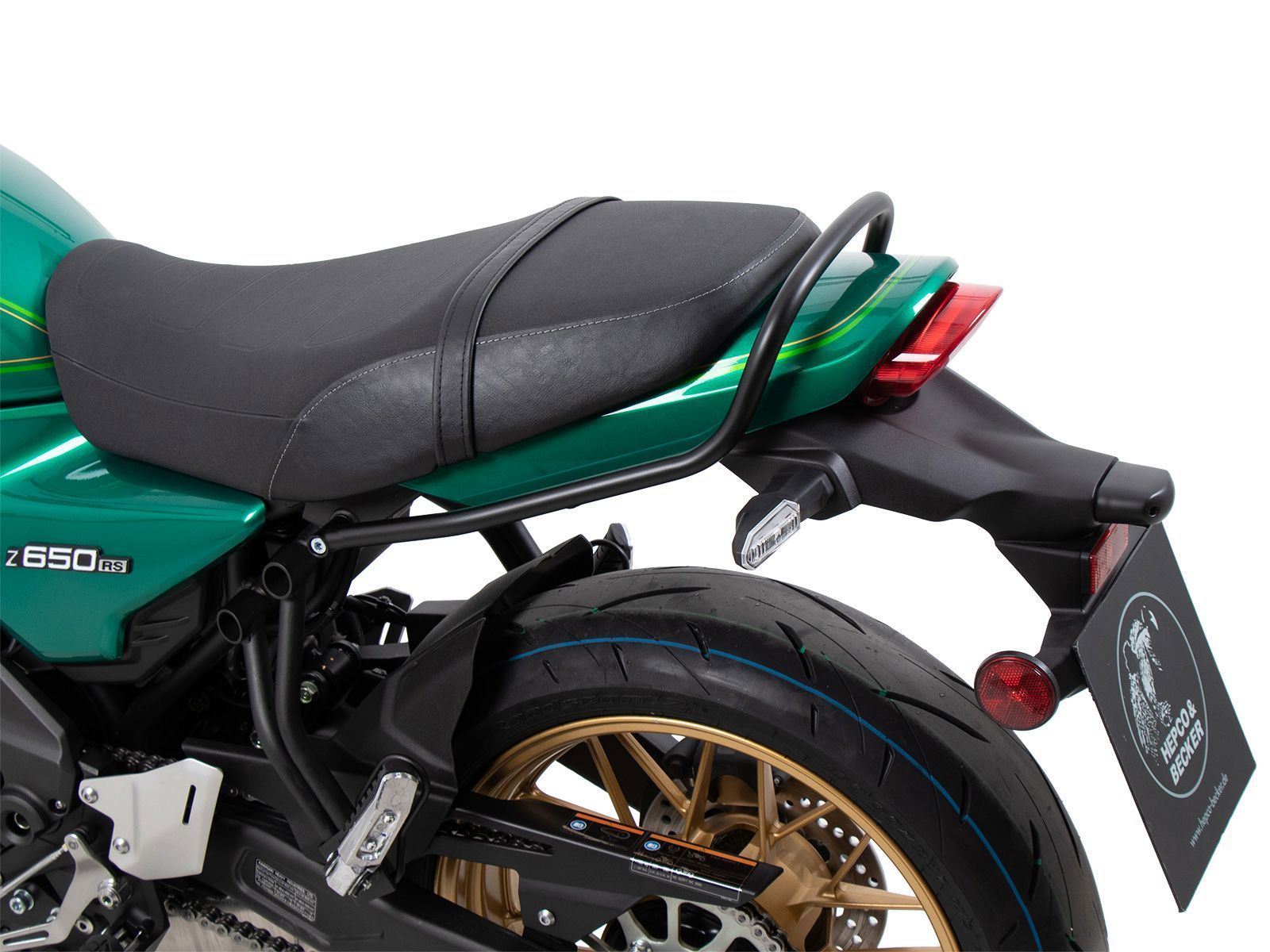 Hepco and Becker / ヘプコアンドベッカー Pillion seat grab rail anthracite for Kawasaki Z 650 RS (2022-) | 42192549 00 01