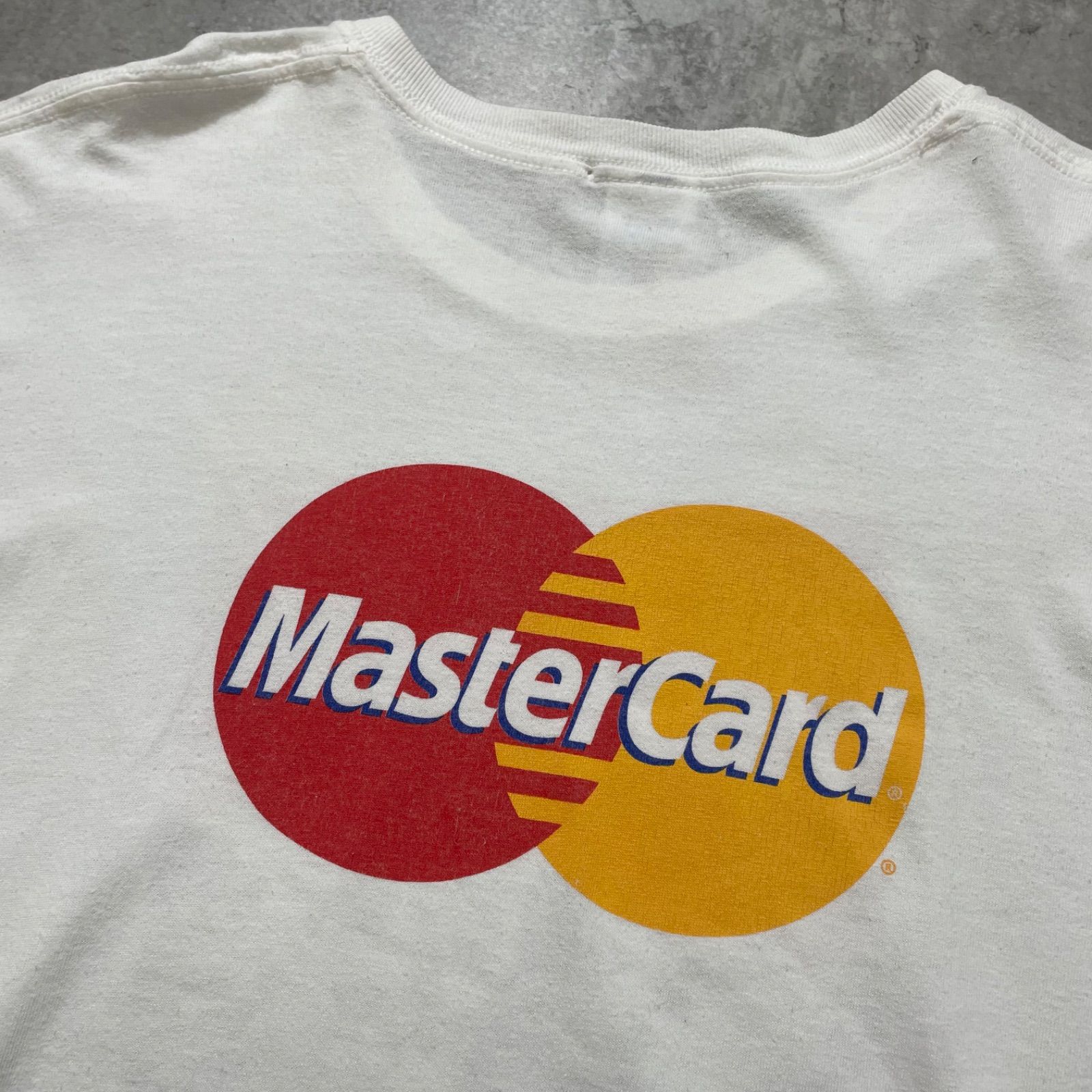 マスターカード 企業Tシャツ アドバタイジング ホワイト XL【ST251 