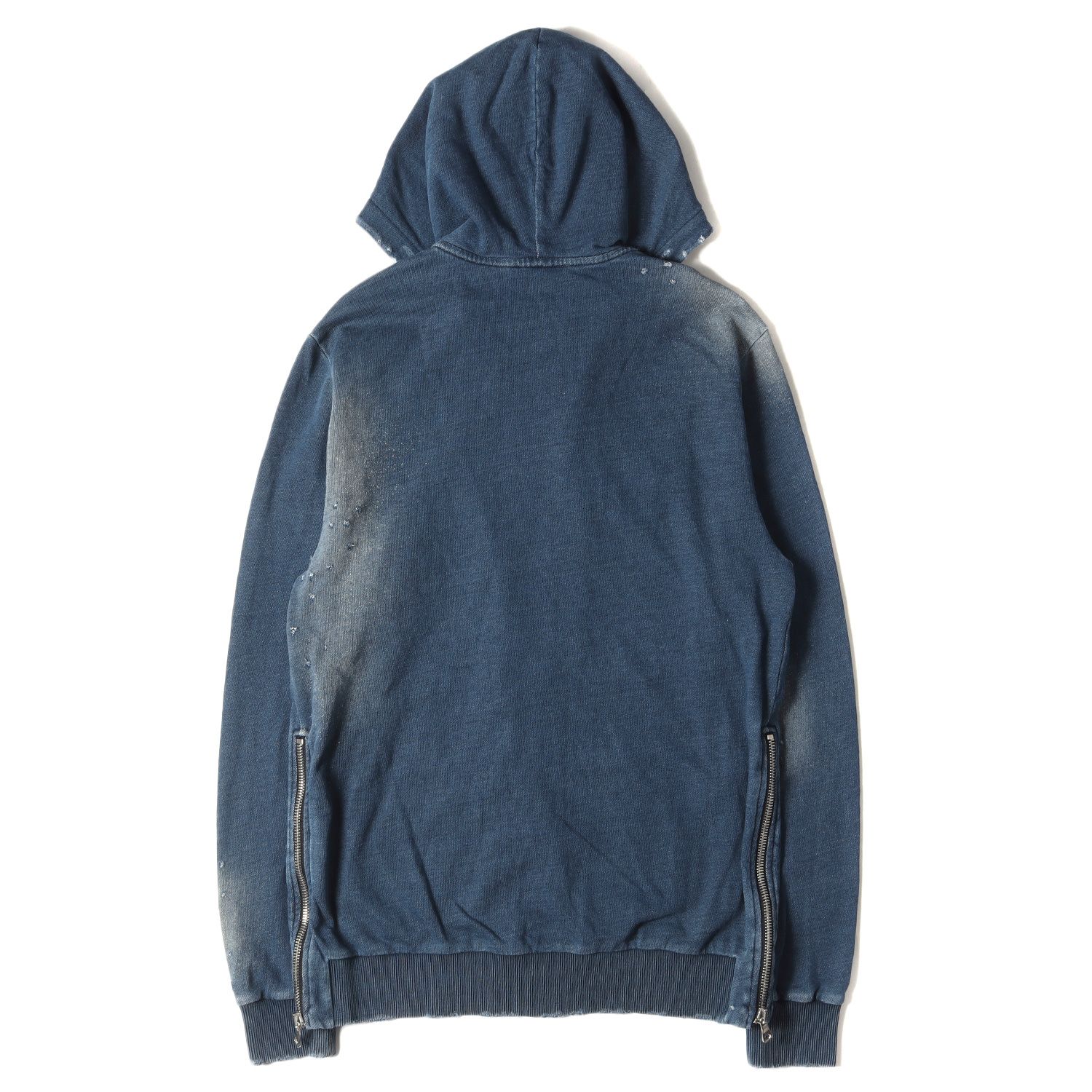 美品 BALMAIN バルマン パーカー サイズ:XL 近年モデル ダメージ加工 