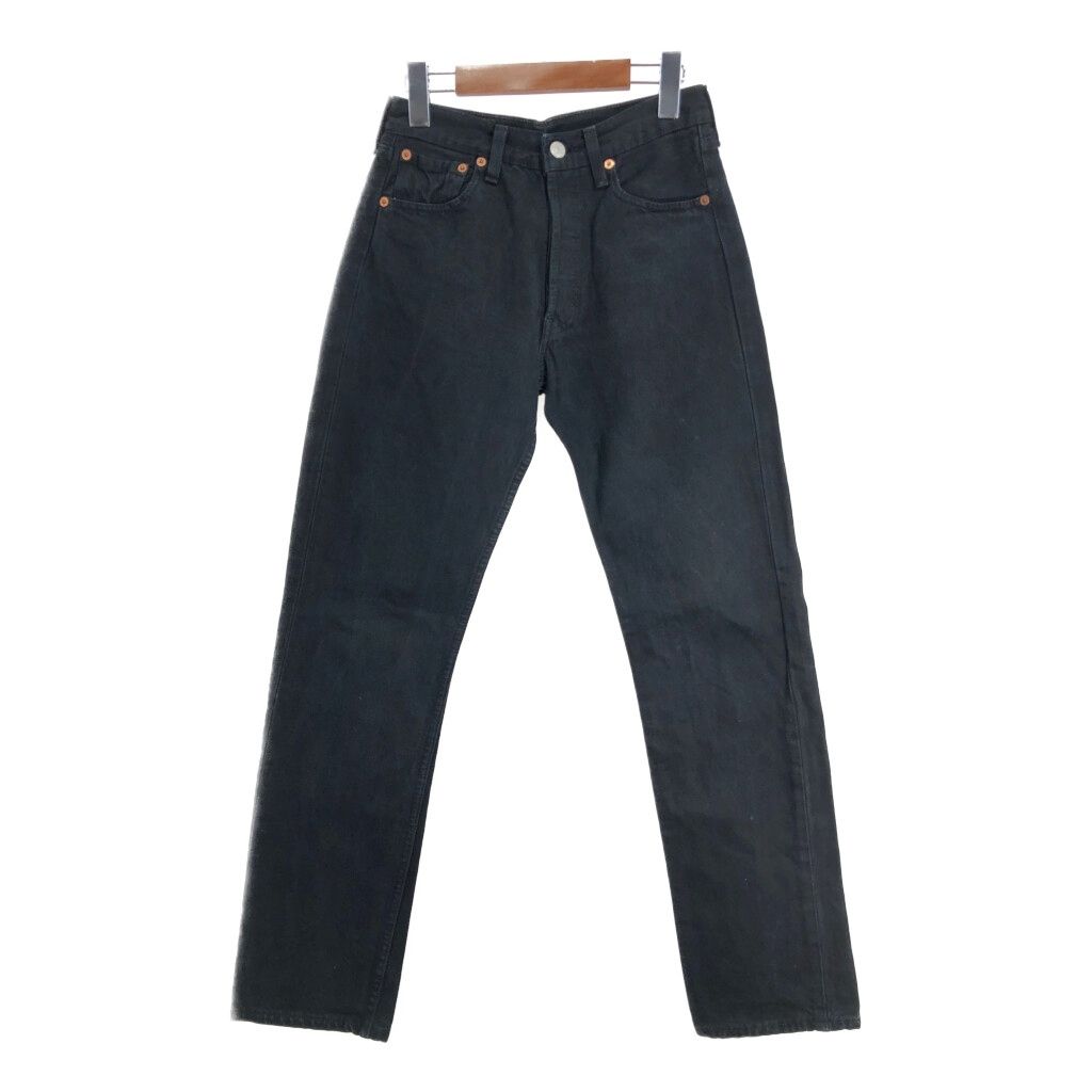 Levi's リーバイス 501 デニムパンツ ブラック (メンズ W28 L32) 中古 古着 T2575