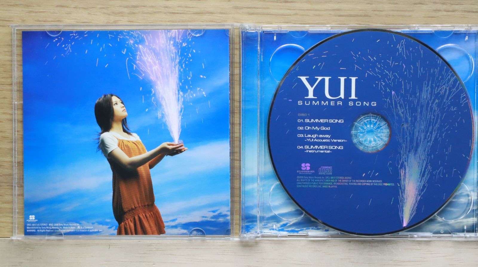 国内盤CD☆ユイ/YUI□ SUMMER SONG(初回生産限定盤)(DVD付
