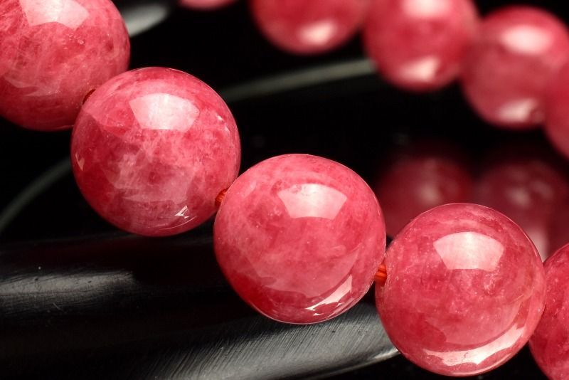 １点物 ジューシーピンク ロードナイト 10mm ブレスレット パワーストーン 天然石 _MA8280