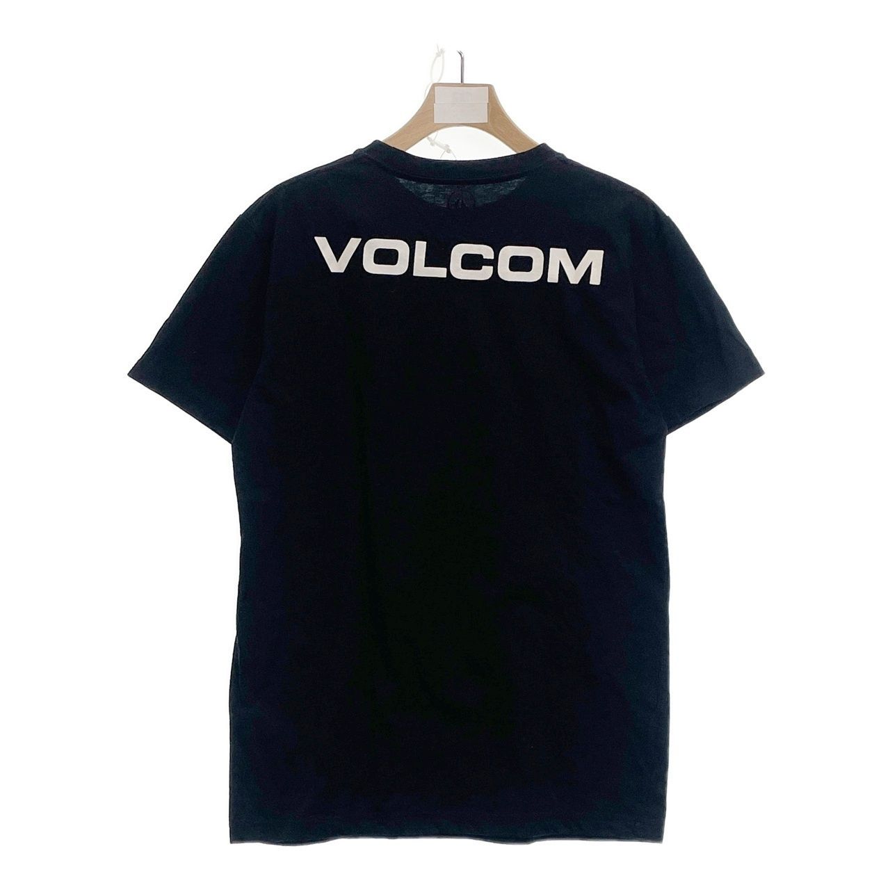 Mサイズ】VOLCOM ボルコム ロゴTシャツ メンズ M ブラック