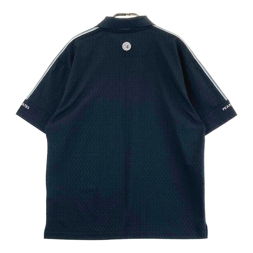 サイズ 5 PEARLY GATES パーリーゲイツ モデル 半袖ポロシャツ 総柄 ブラック系 240101285647 ゴルフウェア メンズ ストスト