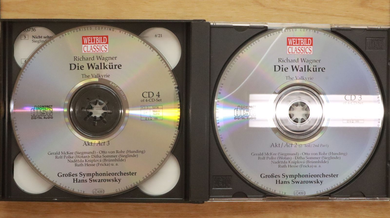 衝撃の激安コスパ・掘り出し物も 中古CD☆クラシックCD/□ Wagner: Die Walkure 【703736 アニメ
