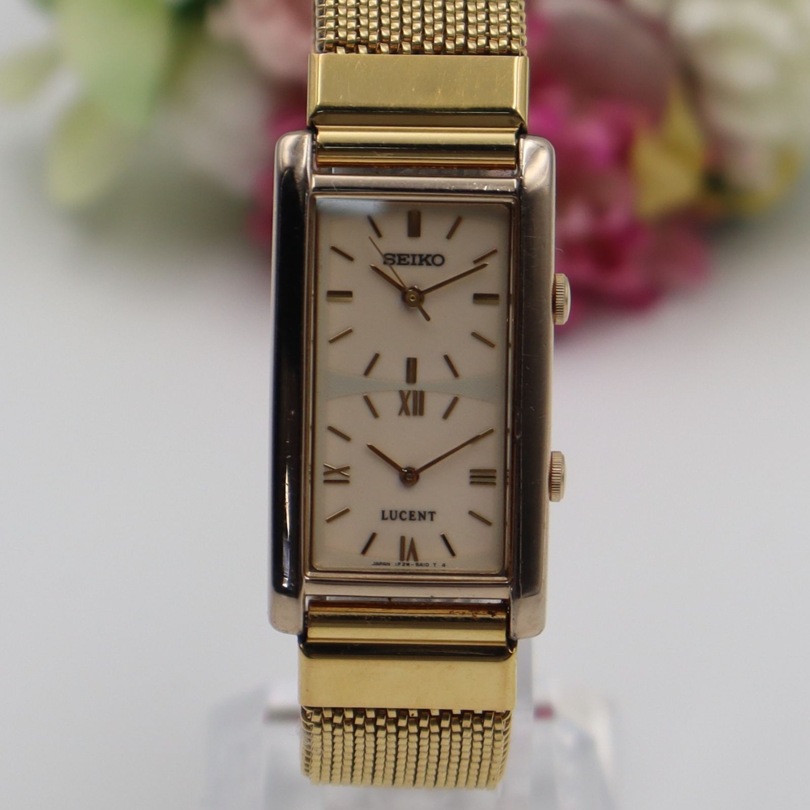 電池新品 SEIKO セイコー ルーセント 1F2W-5A00 クォーツ デュアル