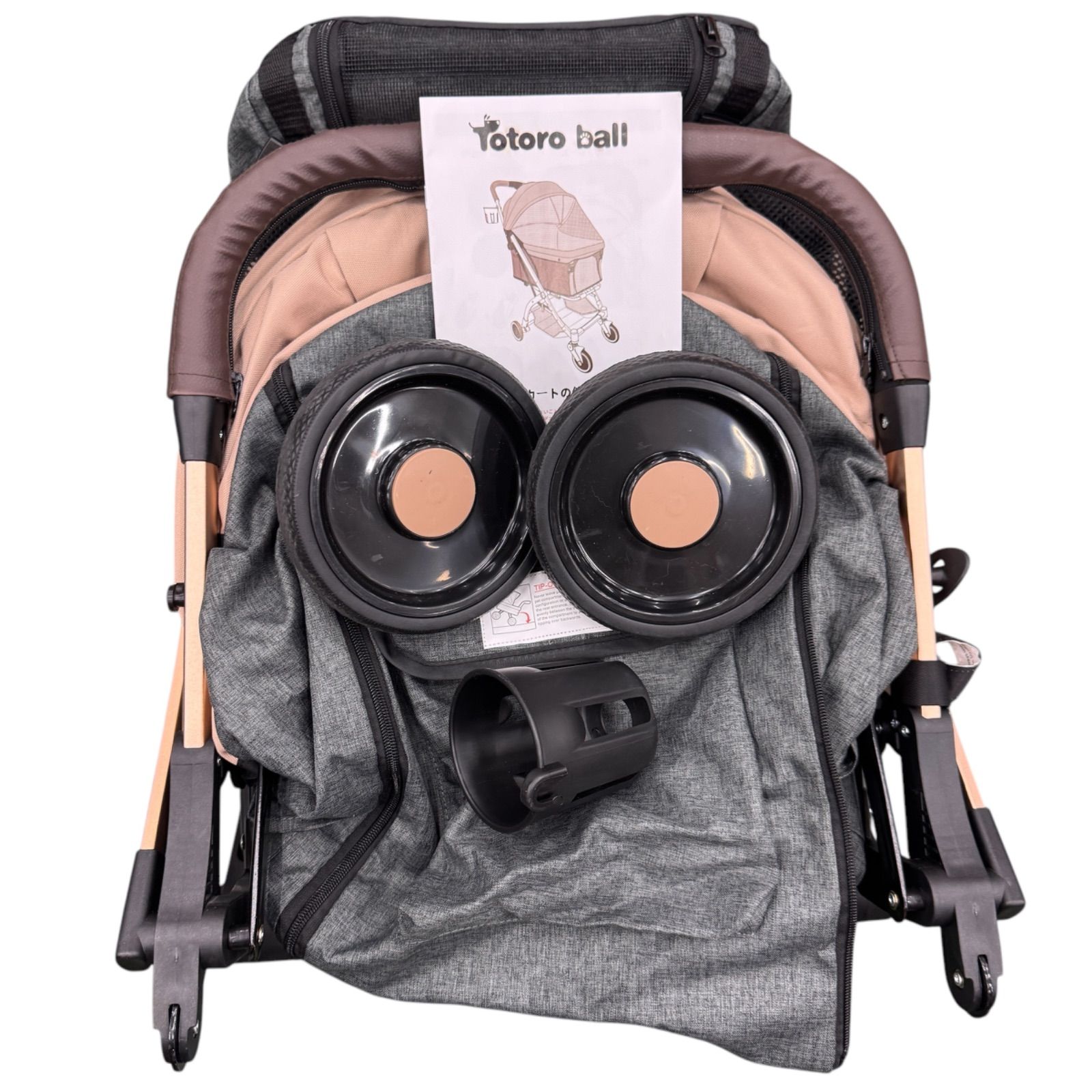 MILA&LOUIS ペットカート分離型 取り外し可能 軽量 犬 カート ピンク