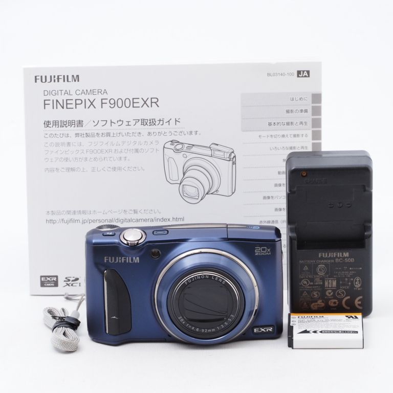 FUJIFILM フジフイルム デジタルカメラ F900EXR NB ネイビーブルー F