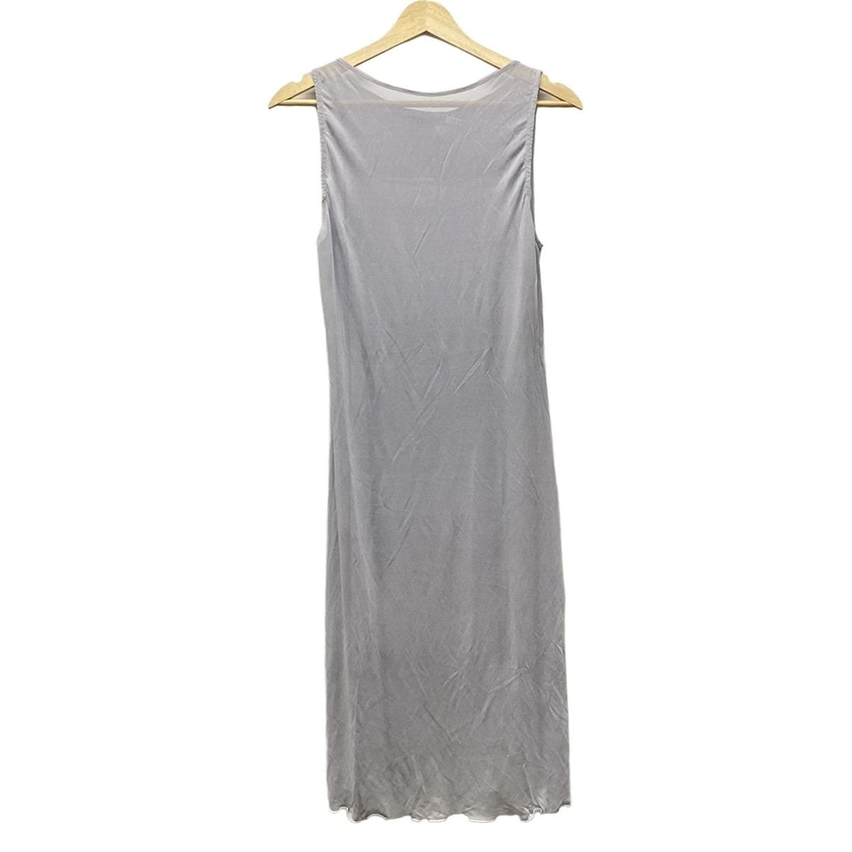 EMPORIOARMANI エンポリオアルマーニ ワンピース レディース - ライトブルー ノースリーブ|ひざ丈