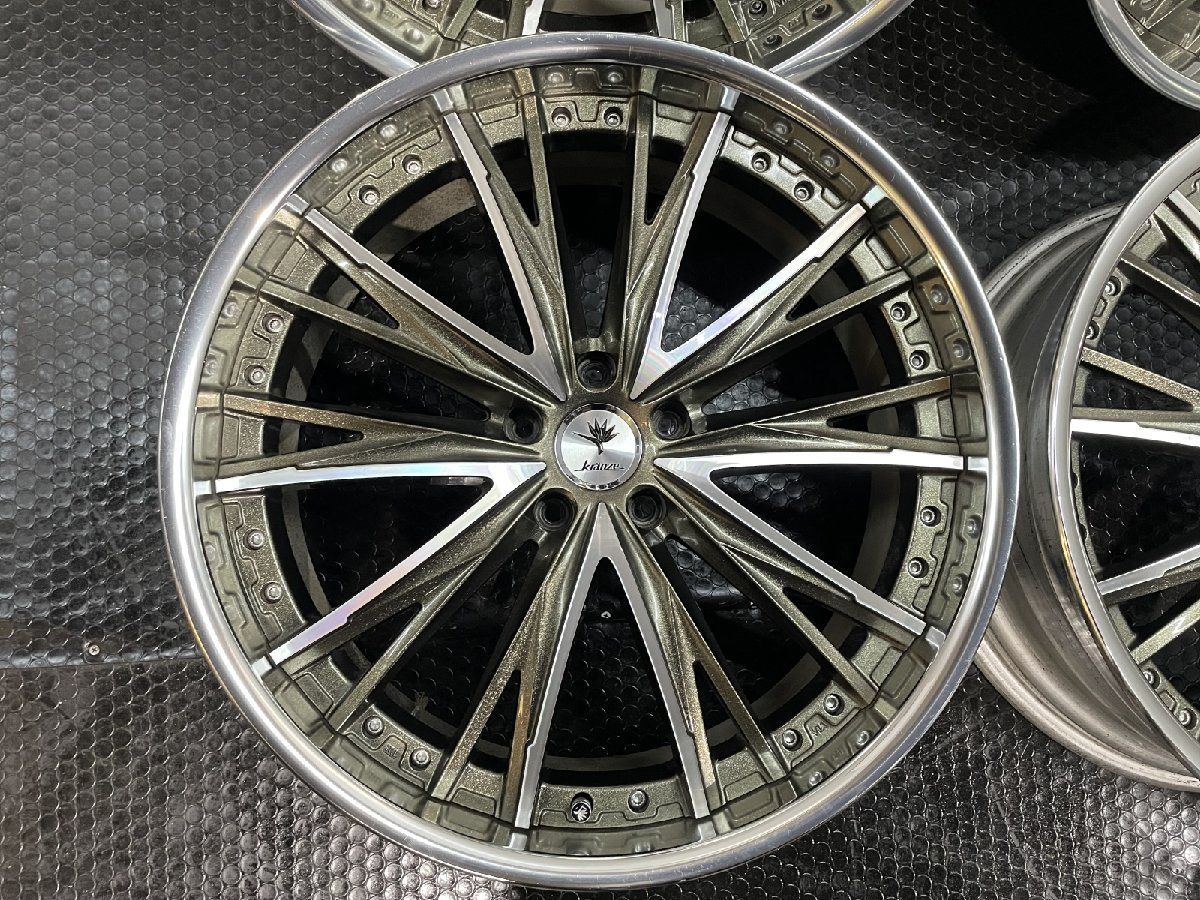 Weds Krenze ELABORAR クレンツェ エルアボア 21インチ 4本 8.5J5HPCD114.5 17 30 コーディネートシステムOP レクサスRX等 MHZ809MY