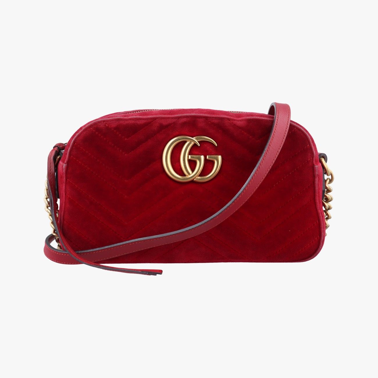 グッチGucciGGマーモントレッドベロア447632D025494458