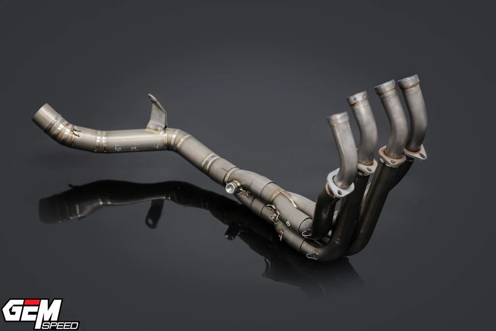 排気システム オートバイ排気管マフラー ミドルリンクパイプ スリップ