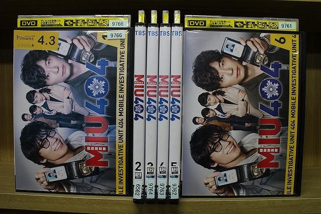 DVD MIU404 機動捜査隊 全6巻 綾野剛 星野源 ※ケース無し発送