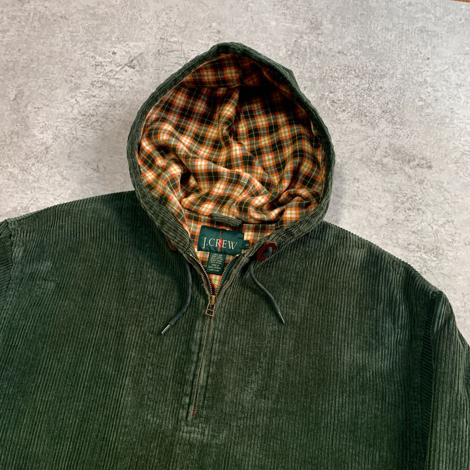 90s J.CREW Corduroy Anorak parka Jクルー ジェークルー コーデュロイ