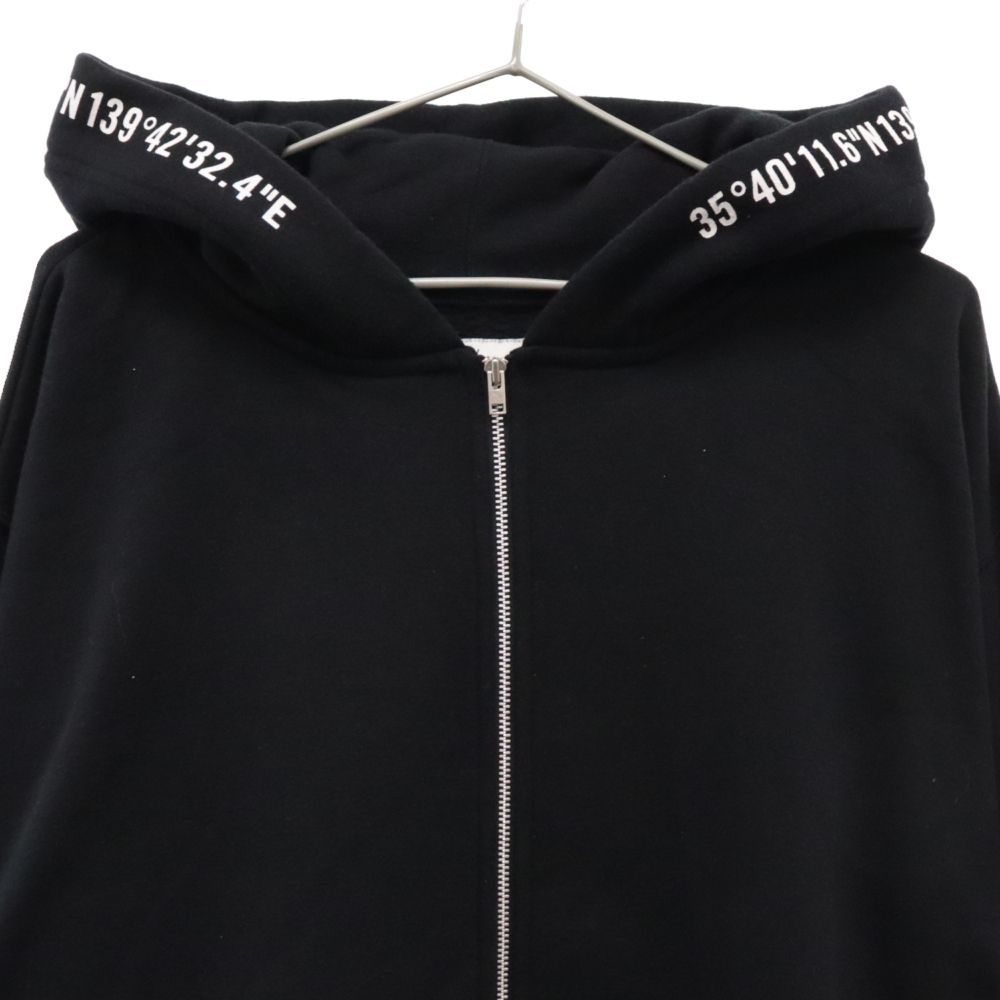 WTAPS (ダブルタップス) 22AW X3.0 Zip Hoody Ctpl Black バックボーン