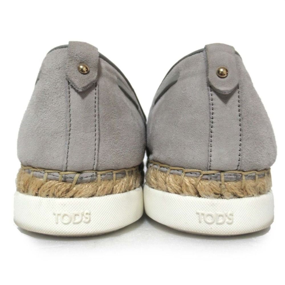 美品 TOD'S トッズ スエード レザー タッセル エスパドリーユ