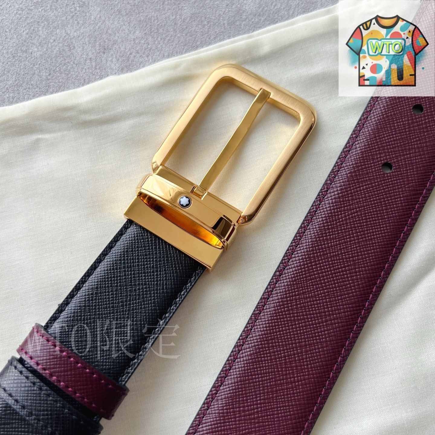 今日特価】Montblanc モンブラン レクタンギュラーバックル
