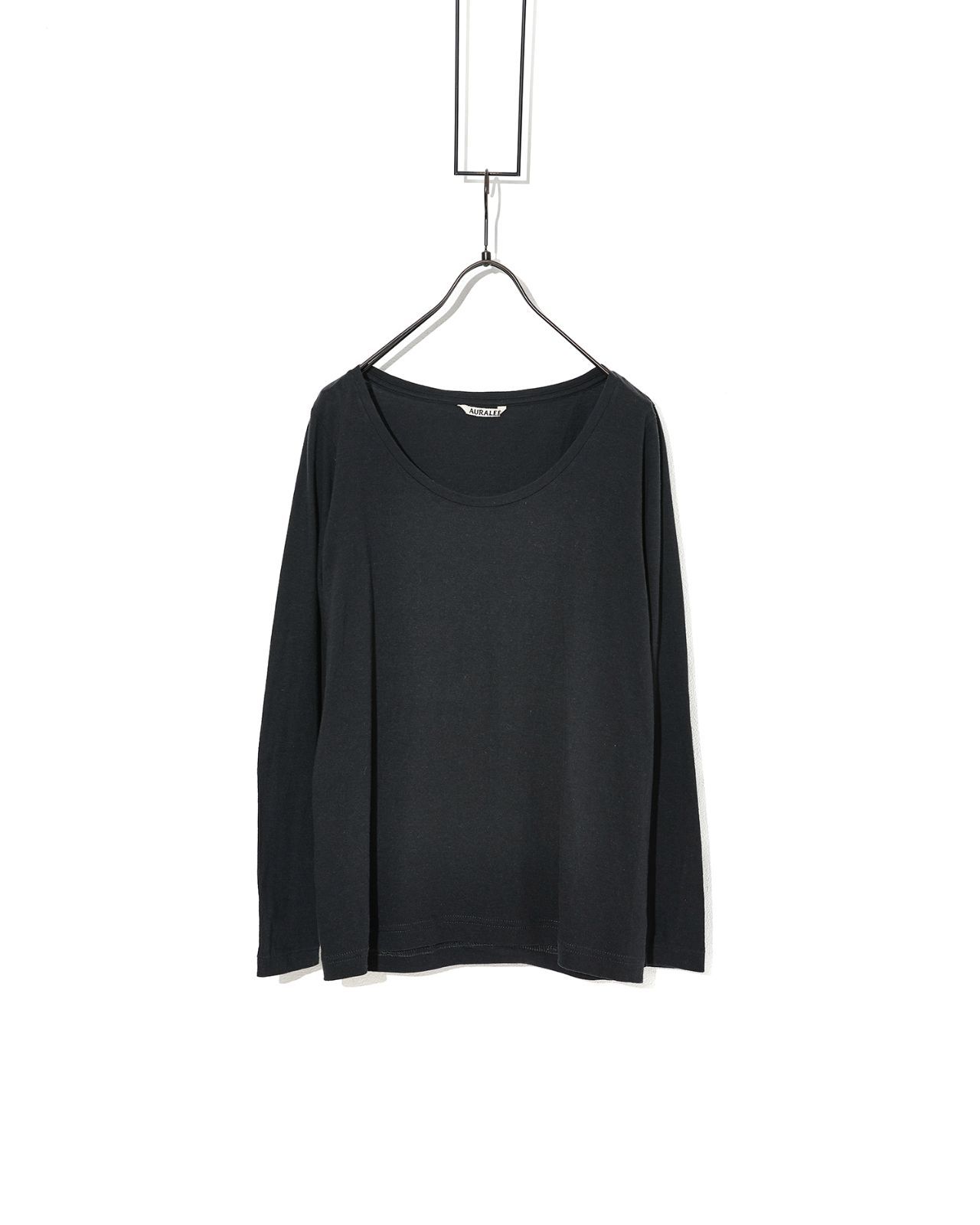 AURALEE　オーラリー　SEAMLESS ROUND NECK L/S TEE