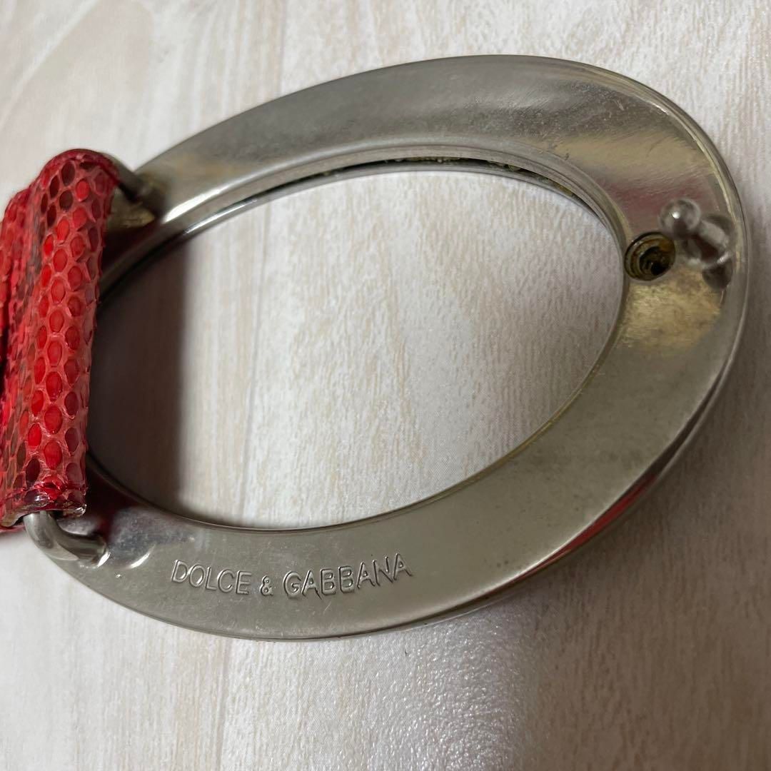 Dolce - Gabbana ドルチェ-ガッバーナ レッド ベルト 95-38