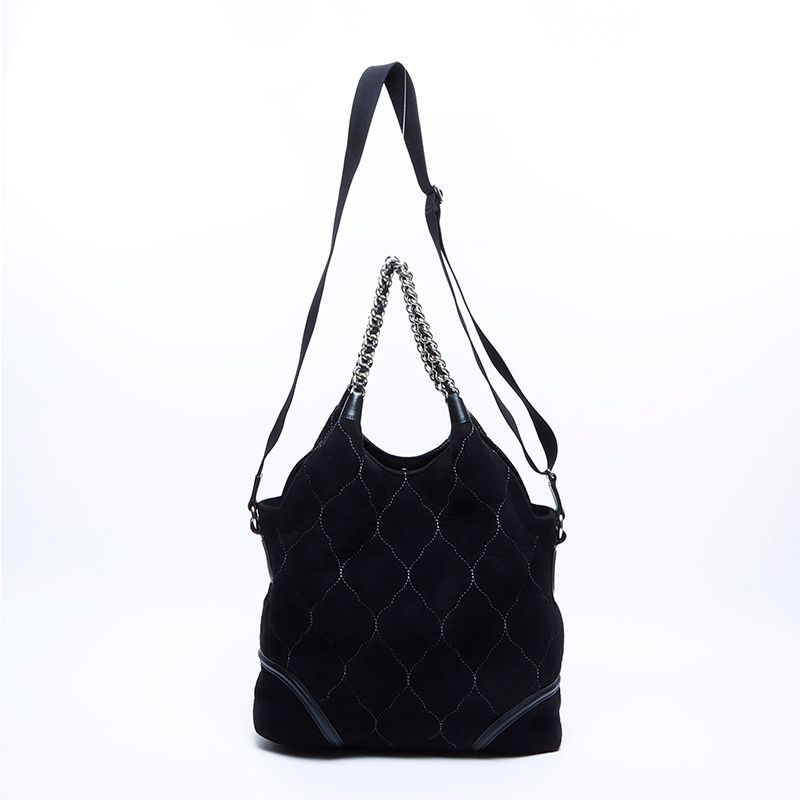 CHANEL シャネル ショルダーバッグ 12番台 2way スエード