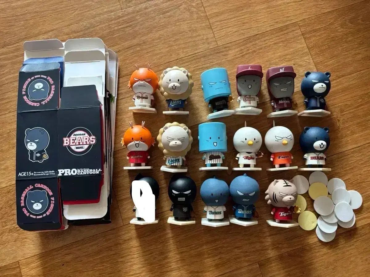 チェ・フン プロ野球 フィギュア 2 品種 17 種 9 クラブ ( LG 除外) セット