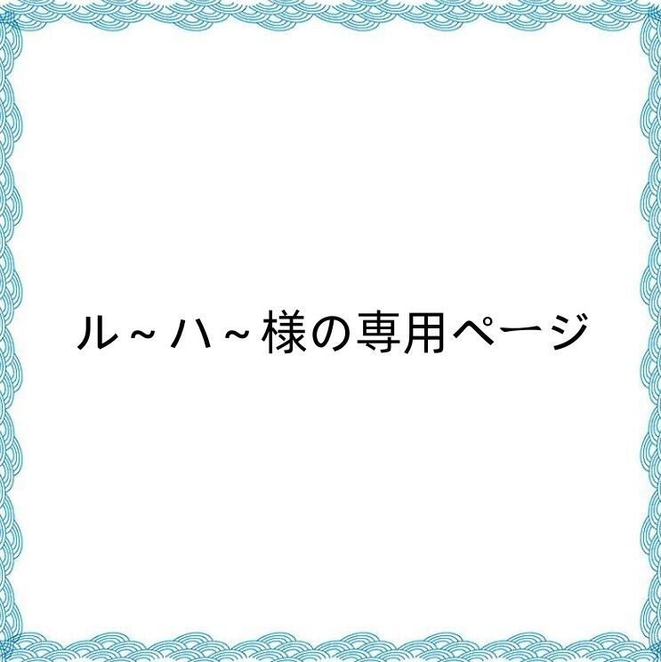 ル~ハ~様の専用ページ 2枚 - メルカリ