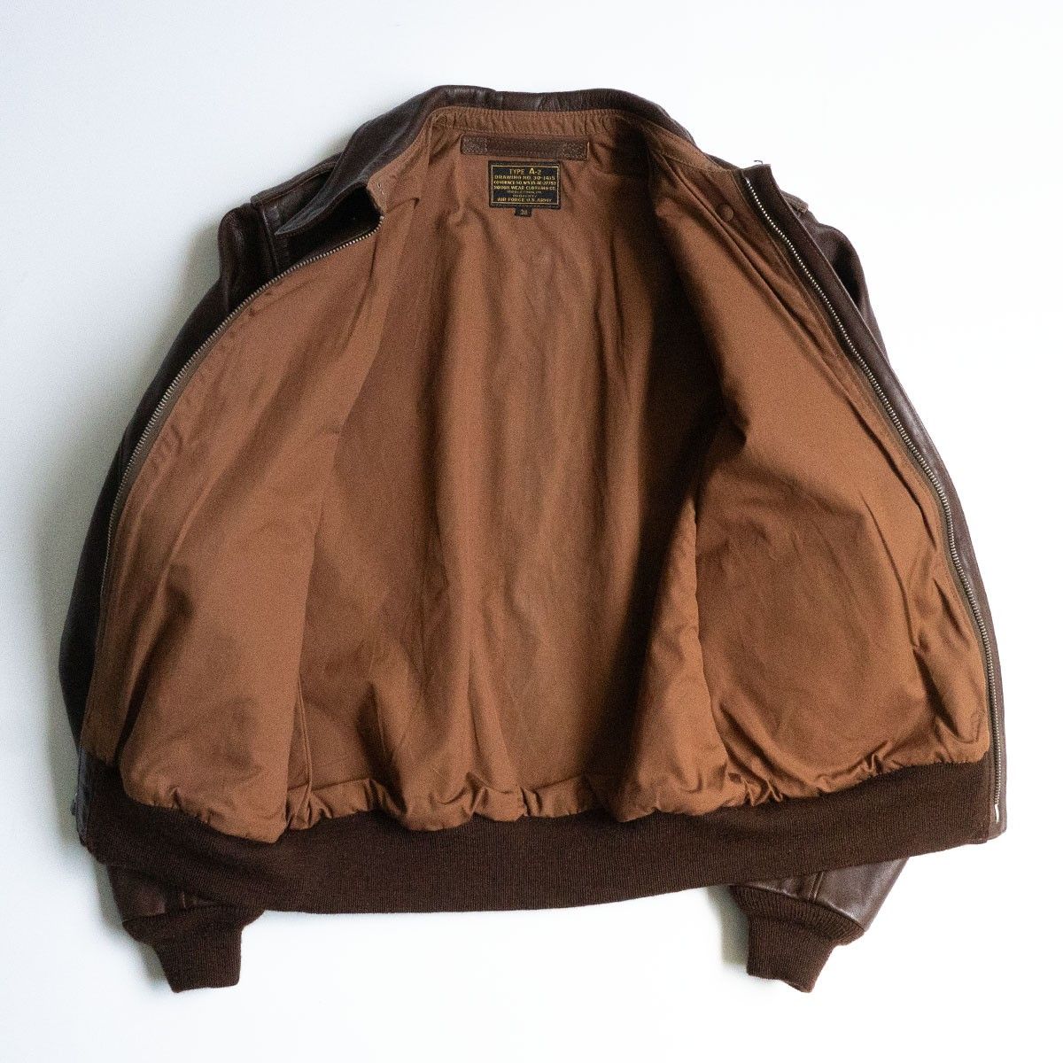 リアルマッコイズ　A-2 Aero leather復刻 38 リアルマッコイズ A-2 Aero leather復刻 38