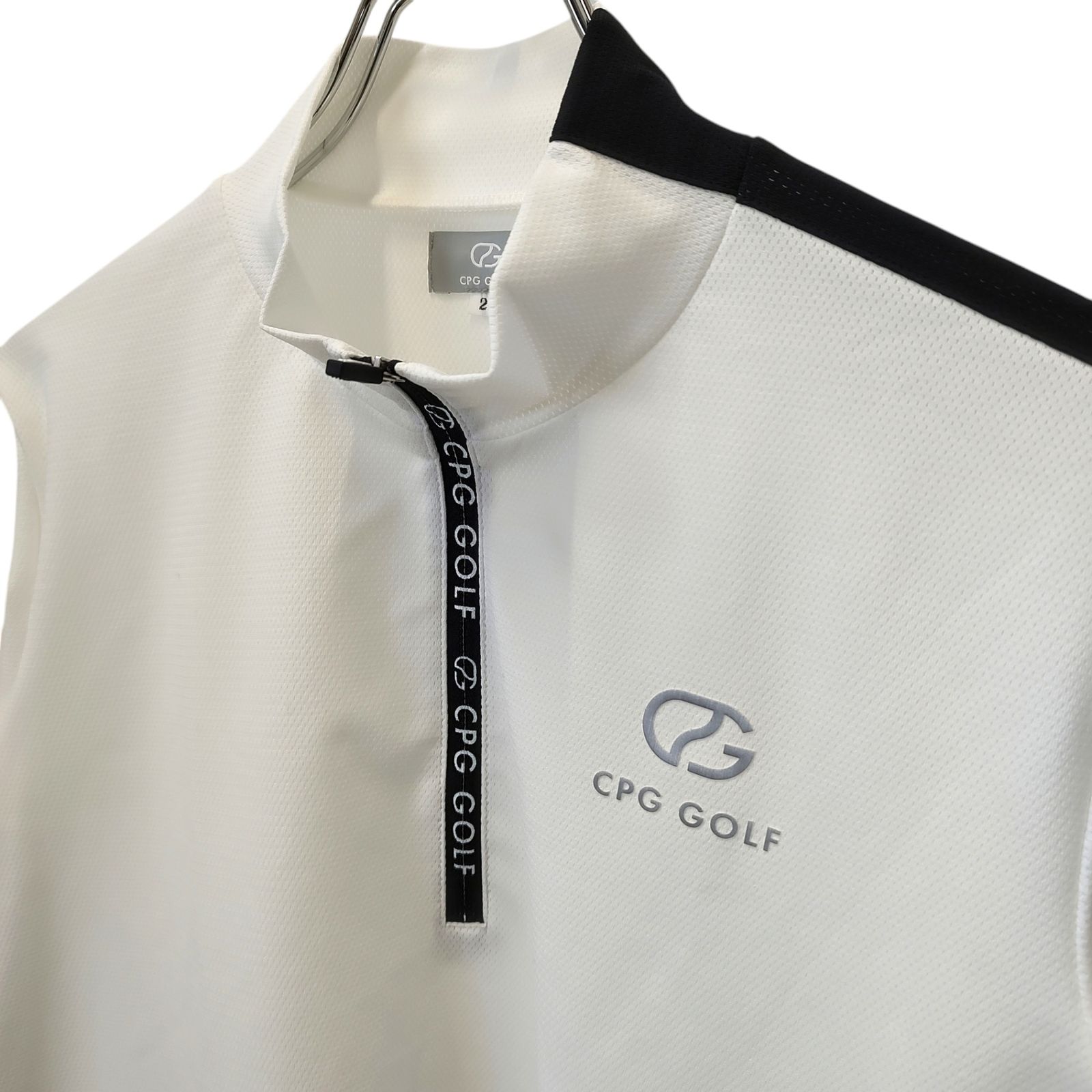 CPG GOLF シーピージーゴルフ ハーフ ジップ モックネック 長袖
